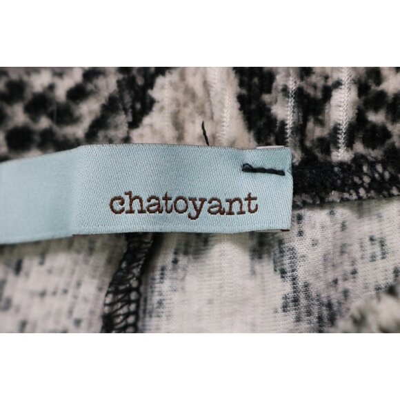 Chatoyant Snakeskin Print Bell Bottoms Pants-Size Small - Picture 5 of 9